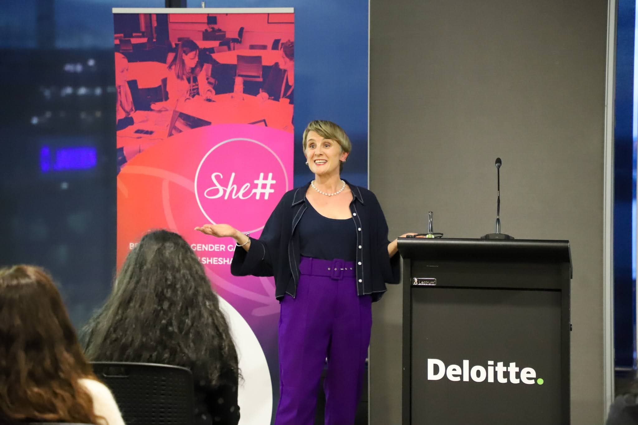 She Sharp event with Deloitte